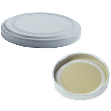 CAPSULE mm.63 TAPPI PER BARATTOLI VETRO pz.20 COPERCHI TAPPO VASETTI COPERCHIO