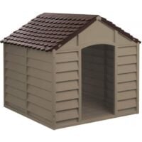 Cuccia Per Cani DOG KENNEL Taglia Grande Facile Da Montare cm.84,5x86x82h