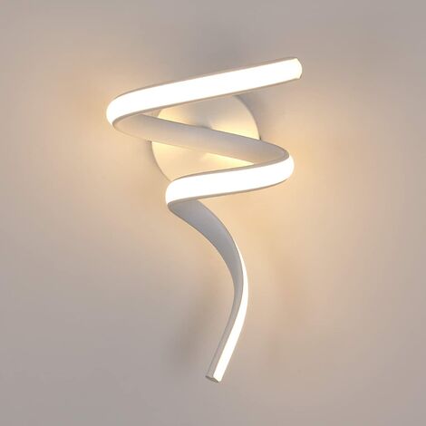 Spiral decorative deals wall lamp led