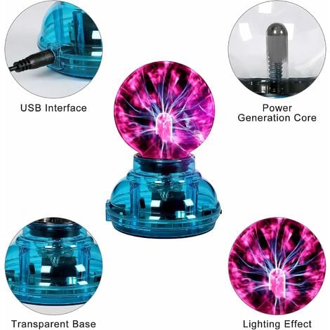 Crystal on sale plasma ball