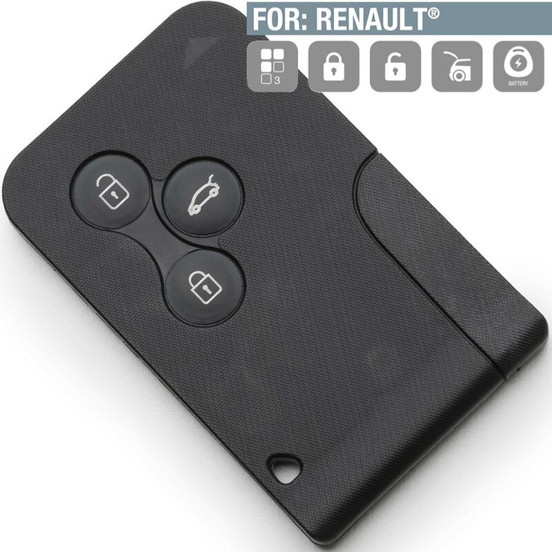 Pile pour carte Megane 2 - Renault - changement de la pile de télécommande