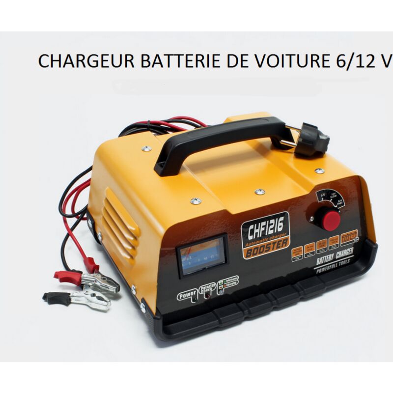 Euro vanadium - Chargeur de Batterie voiture portable 12V 4 AMP