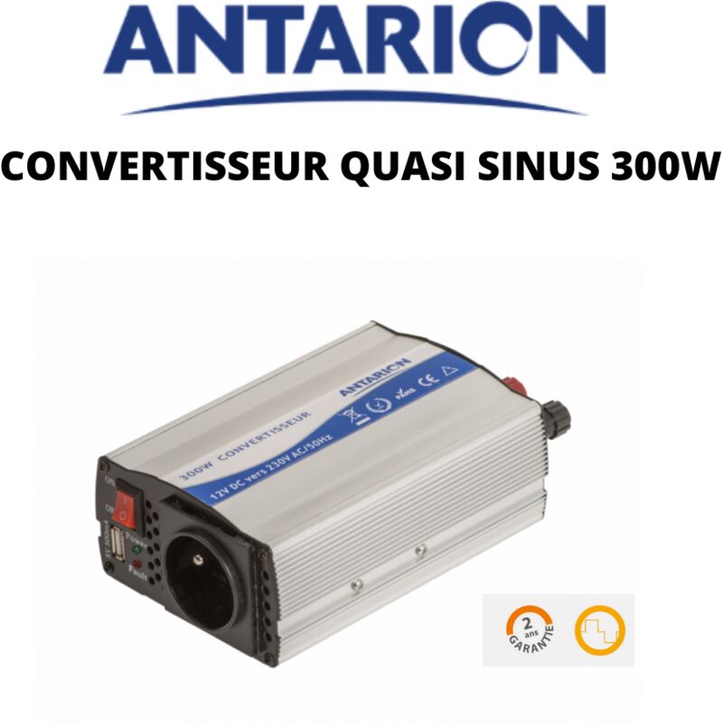 ANTARION Convertisseur de tension Quasi Sinus 300W 12V/230V au meilleur  prix