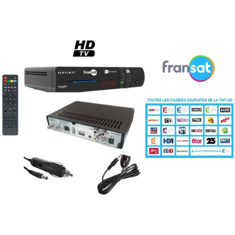 Sagemcom Récepteur TV Satellite HD + 2 télécommandes + Carte d'accès TNTSAT  V6 Astra 19.2E : : High-tech