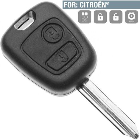 Boitier Plip de clé 3 boutons Citroën Jumpy