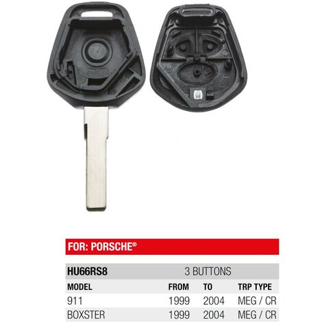 Boitier De Remplacement Plip Boutons Compatible Porsche Boxster De