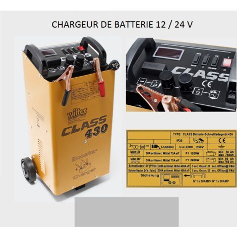 Chargeur batterie 12v 60ah - outillage - Retroaccessoires