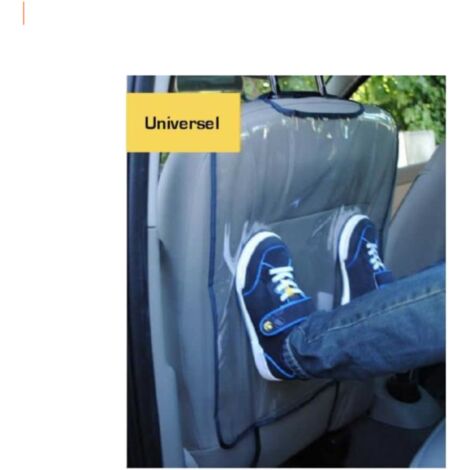 Protection dossier siège auto anti-trace de pieds enfant en PVC