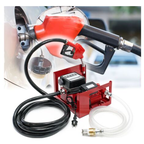 Pompe à Fuel Gasoil bio Autoaspirante 230V/600W 40l/min Pistolet Automatique (1/3)