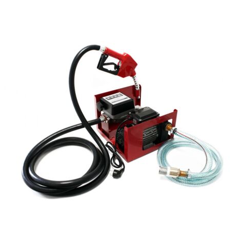 Pompe à Fuel Gasoil Autoaspirante 230V/750W 80l/min Pistolet Automatique (1/3)