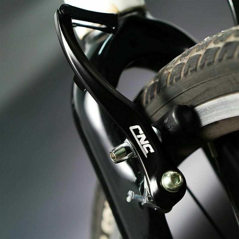 Deckon Paar Fahrrad V-Brake Bremsen-Set vorne und hinten mit 55 mm/70 mm  Bremsbelägen 110 mm Aluminiumarme (Schwarzes Aluminium V-Brake 2 Paar Set)