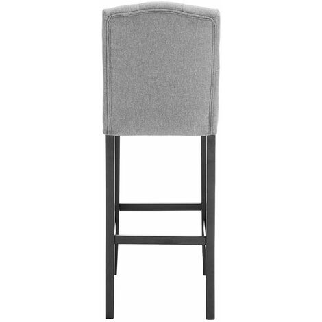 WOLTU Breakfast Kitchen Counter chairs bar stools Bar chairs Wood Legs barstools Light Grey