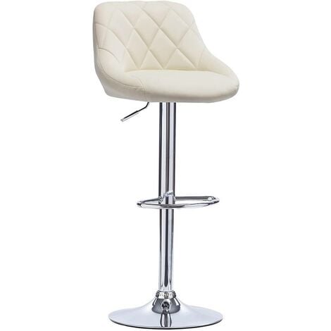 WOLTU 1 pcs bar stools chairs Breakfast Dining stools chairs for Kitchen Adjustable Cream