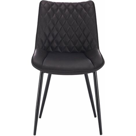 WOLTU 2pcs dining chairs Kitchen Counter chairs Lounge Leisure Living Room Anthracite