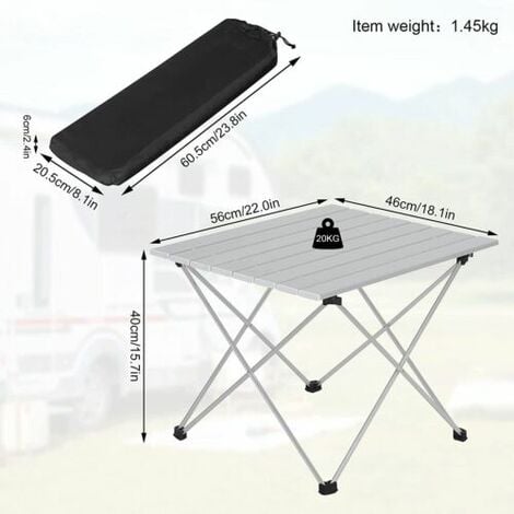 WOLTU Portable Folding Camping Picnic Table Party Kitchen Outdoor Garden  BBQ