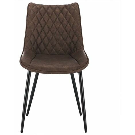 WOLTU 4 pcs dining chairs Kitchen Counter chairs Lounge Leisure Living Room Brown