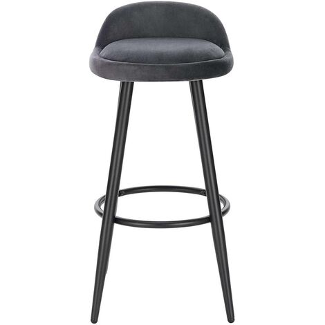 WOLTU 2x Tall Bar stools. Bar chairs with Backrest. Kitchen stools. Breakfast stools