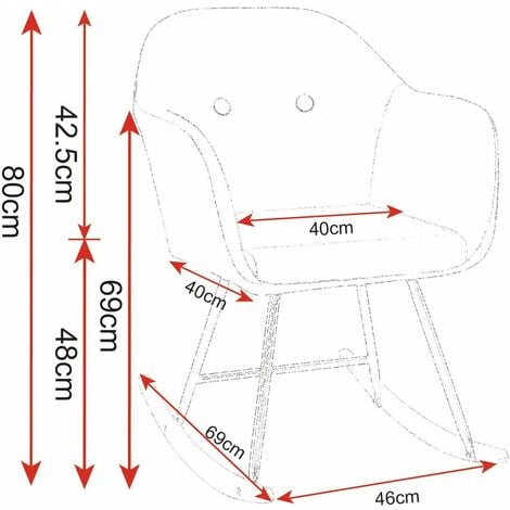 Woltu sales rocking chair