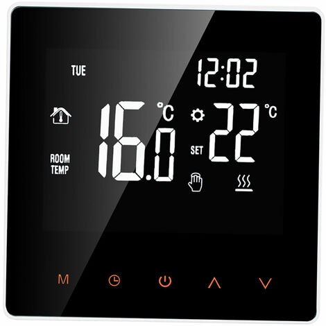 MOES - Thermostat intelligent Zigbee Blanc pour plancher chauffant  électrique 16A