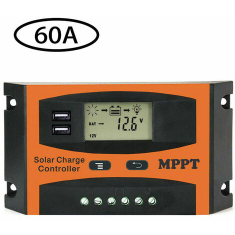 Régulateur solaire 60A PWM 12v / 24v