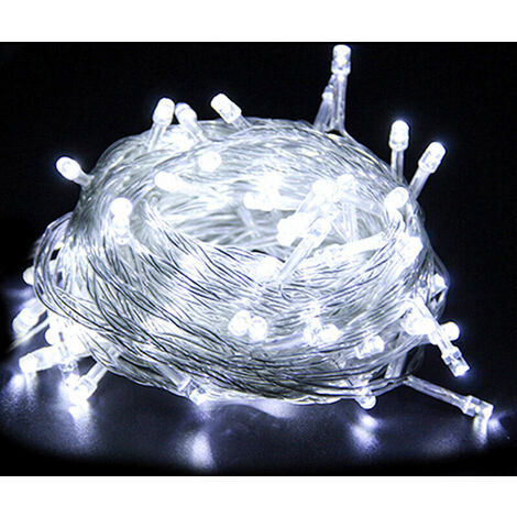 Guirlande lumineuse 30 m 300 LED Blanc chaud et 8 jeux de lumière