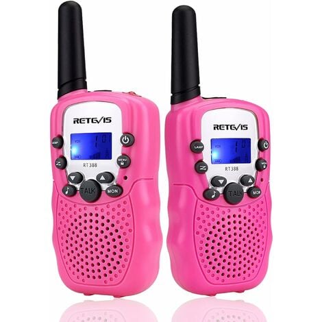 Retevis - 4 talkie walkie longue portée 16 canaux noir - Talkies Walkies -  Rue du Commerce