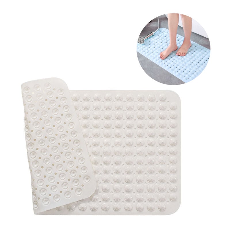 Sensitive Skin Non-slip Bath Mat 88x39cm, Bpa Free