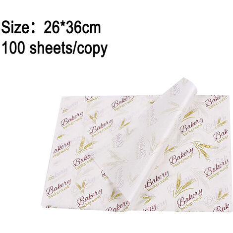 100Pcs Wax Paper Sheets for Food, Parchment Paper, Sandwich Wrapping Paper,  Basket Liners Food Picnic Paper Sheets Greaseproof Deli Wrapping Sheets