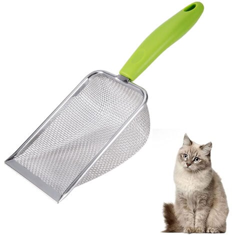 Long handle cat outlet litter scoop