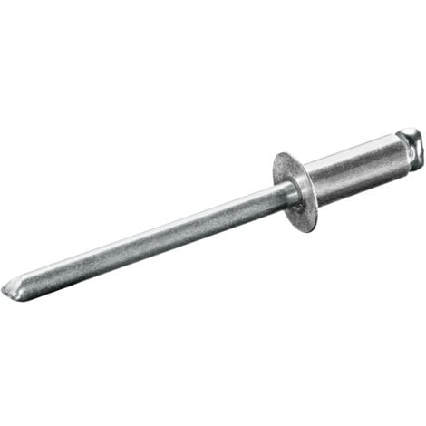 GOEBEL - 250 x Senkkopf Nieten Aluminium / Stahl (Ø x L) 4,8 x 16,0 mm