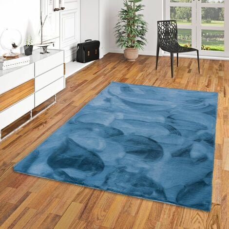 LUXOR Living Teppich Punto blau-grau, 80 x 150 cm modische Teppiche