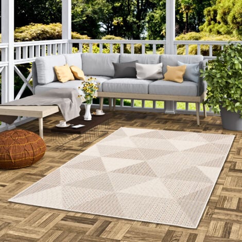 cm Terrassen Bunt Muster Geometrisches Teppich Design In- & Paco Outdoor Modern Rauten 60x100 Home