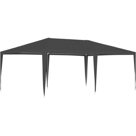 Tente de réception Style Moderne - Tonnelle Barnum - Pavillon de Jardin - professionnelle 4x6 m Anthracite 90 g/m² Chic-467061 (1/5)