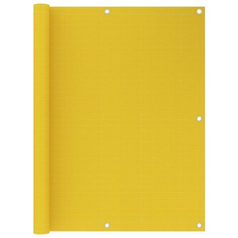 Écran de balcon Magnifique - Brise Vue Jardin Terrasse - Jaune 120x400 cm PEHD Chic-395408 (1/5)