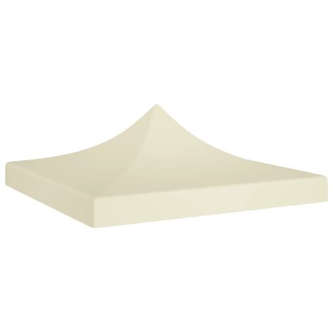 Toit de tente de réception 2x2 m Crème 270 g/m² - The Living Store (1/5)