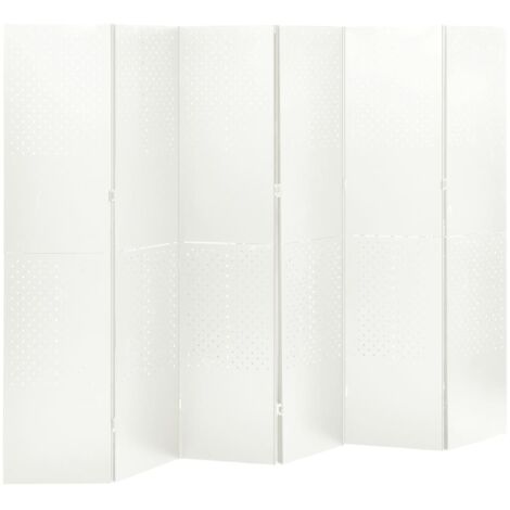 Lot De 12 Paravents Séparateurs De Pièce à Suspendre Blanc 29x29 Cm - Cloison Amovible