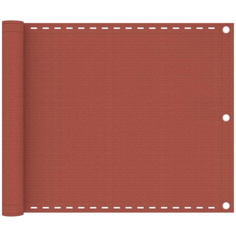 Écran de balcon Magnifique - Brise Vue Jardin Terrasse - Terre cuite 75x600 cm PEHD Chic-334628 (1/5)