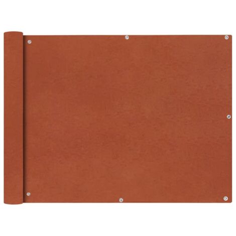 Écran de balcon Magnifique - Brise Vue Jardin Terrasse - en tissu Oxford 90x400 cm Ocre marron Chic-907757 (1/4)