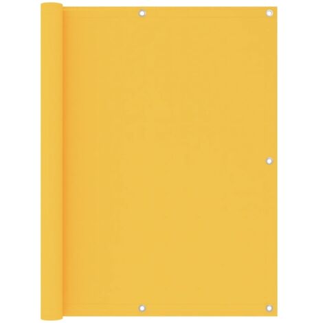 Écran de balcon Magnifique - Brise Vue Jardin Terrasse - Jaune 120x600 cm Tissu Oxford Chic-363981 (1/4)