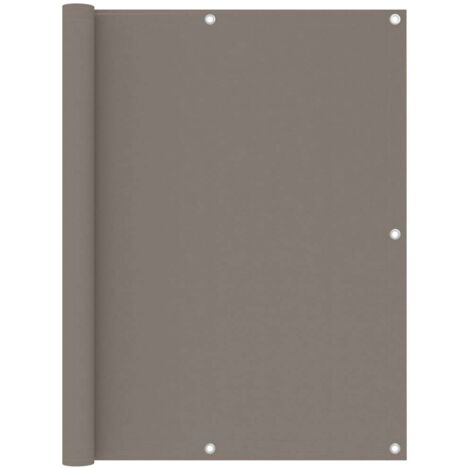 Écran de balcon Magnifique - Brise Vue Jardin Terrasse - Taupe 120x600 cm Tissu Oxford Chic-393954 (1/4)