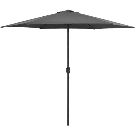 Parasol d'extérieur - Parasol d'extérieur Style Moderne - Protection Solaire - et mât en aluminium 270x246 cm Anthracite Chic-187615 (1/5)