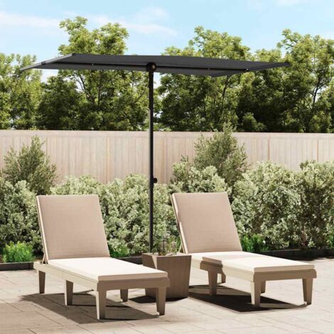 Parasol d'extérieur - Parasol d'extérieur Style Moderne - Protection Solaire - avec mât en aluminium 2x1,5 m Anthracite Chic-984049 (1/5)