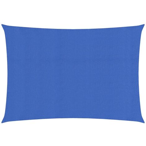 Voile d'ombrage - Toile solaire - Voile de parasol 160 g/m² Bleu 2,5x4,5 m PEHD Chic-918754 (1/5)