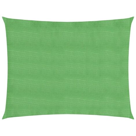Voile d'ombrage - Toile solaire - Voile de parasol 160 g/m² Vert clair 3,5x4,5 m PEHD Chic-931382 (1/5)