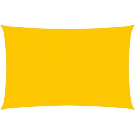 Voile d'ombrage - Toile solaire - Voile de parasol 160 g/m² Jaune 3x4,5 m PEHD Chic-408179 (1/5)