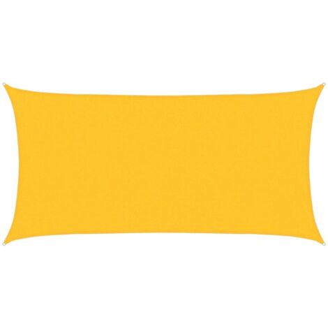 Voile d'ombrage - Toile solaire - Voile de parasol 160 g/m² Jaune 2,5x4,5 m PEHD Chic-641067 (1/5)