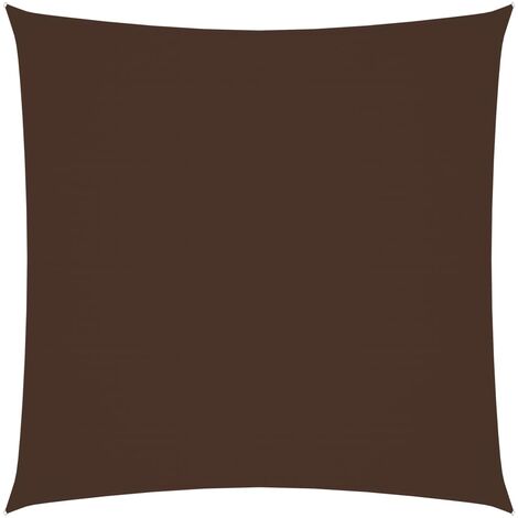 Voile d'ombrage Voile de parasol - Toile d'ombrage Tissu Oxford carré 7x7 m Marron BV251727 - BonneVie (1/5)