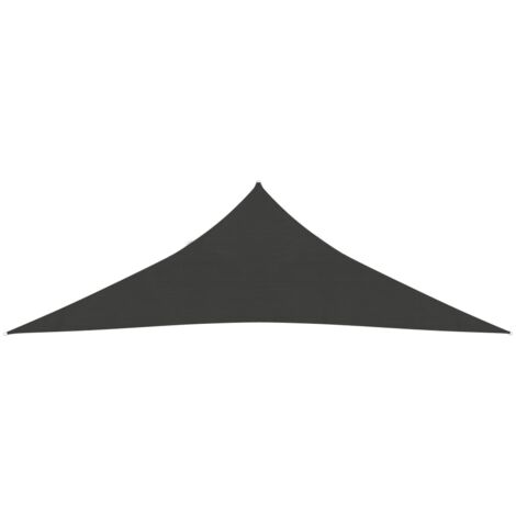 INLIFE Voile d'ombrage 160 g/m² Anthracite 3,5x3,5x4,9 m PEHD (1/5)