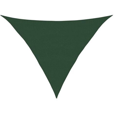 Voile d'ombrage - Toile solaire - Voile de parasol 160 g/m² Vert foncé 5x5x6 m PEHD Chic-824269 (1/5)