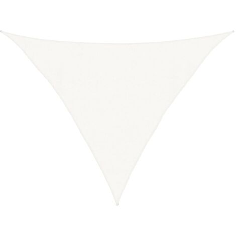 Voile d'ombrage - Toile solaire - Voile de parasol 160 g/m² Blanc 4x4x5,8 m PEHD Chic-135896 (1/5)